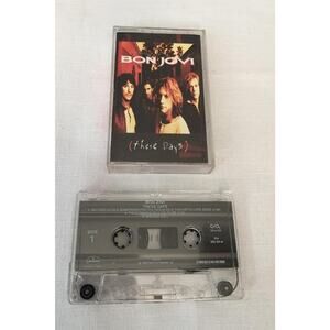 Vtg Bonjovi (these Days) Classis Rock Cassette Tape, 90’s